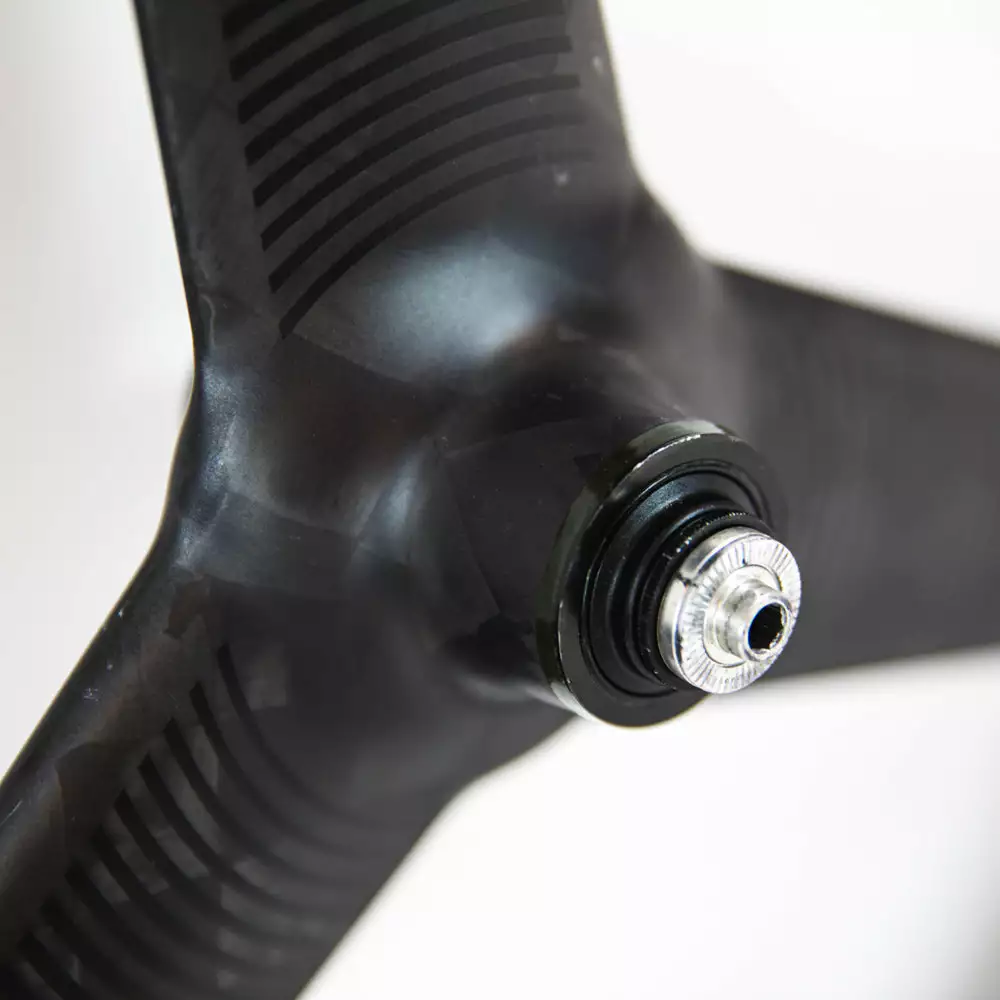 PRO TeXtreme 3-Spoke Tubular Front Wheel - Rim Brake 6 PRO TeXtreme 3-Spoke Tubular Front Wheel - Rim Brake - Billede 4