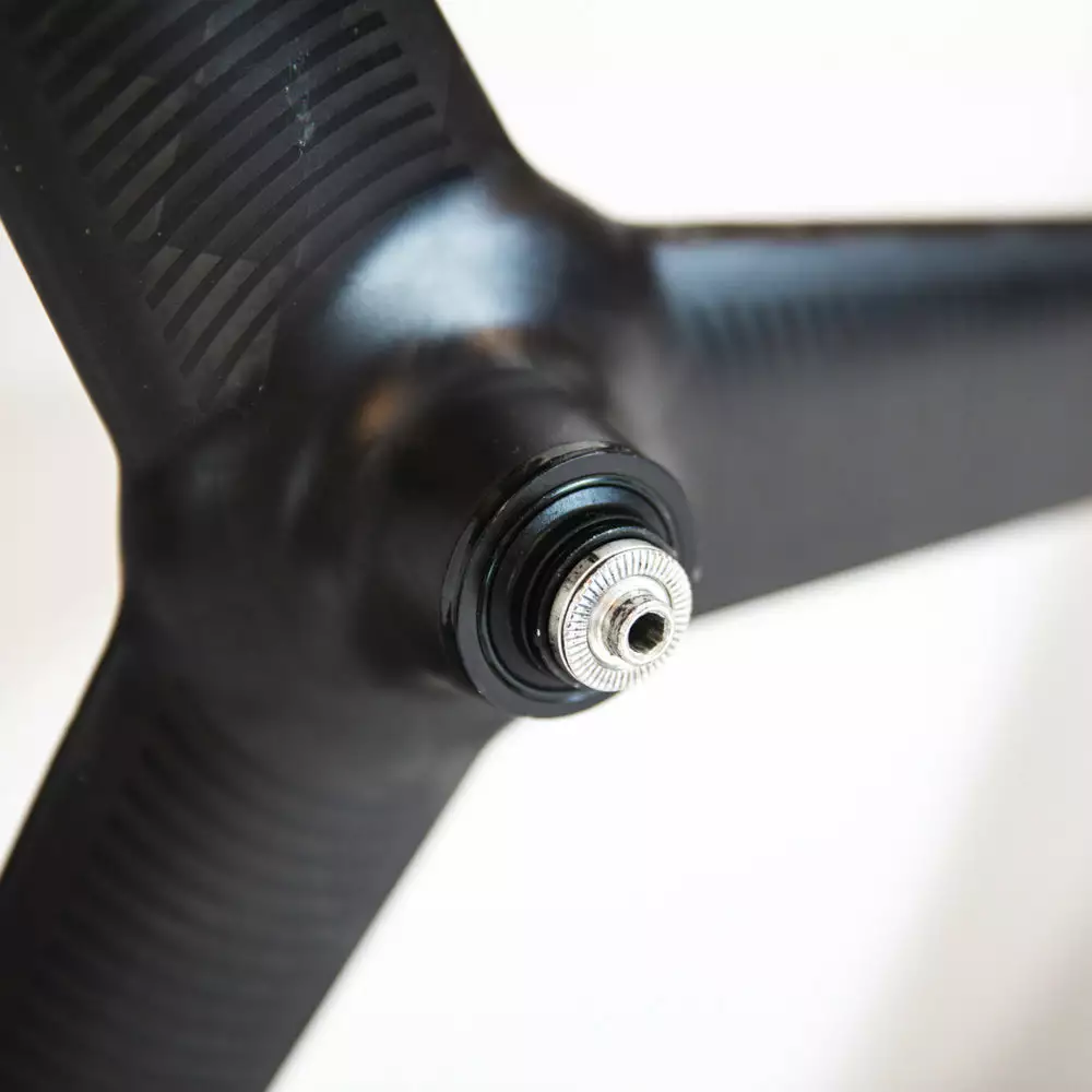 PRO TeXtreme 3-Spoke Tubular Front Wheel - Rim Brake 5 PRO TeXtreme 3-Spoke Tubular Front Wheel - Rim Brake - Billede 3