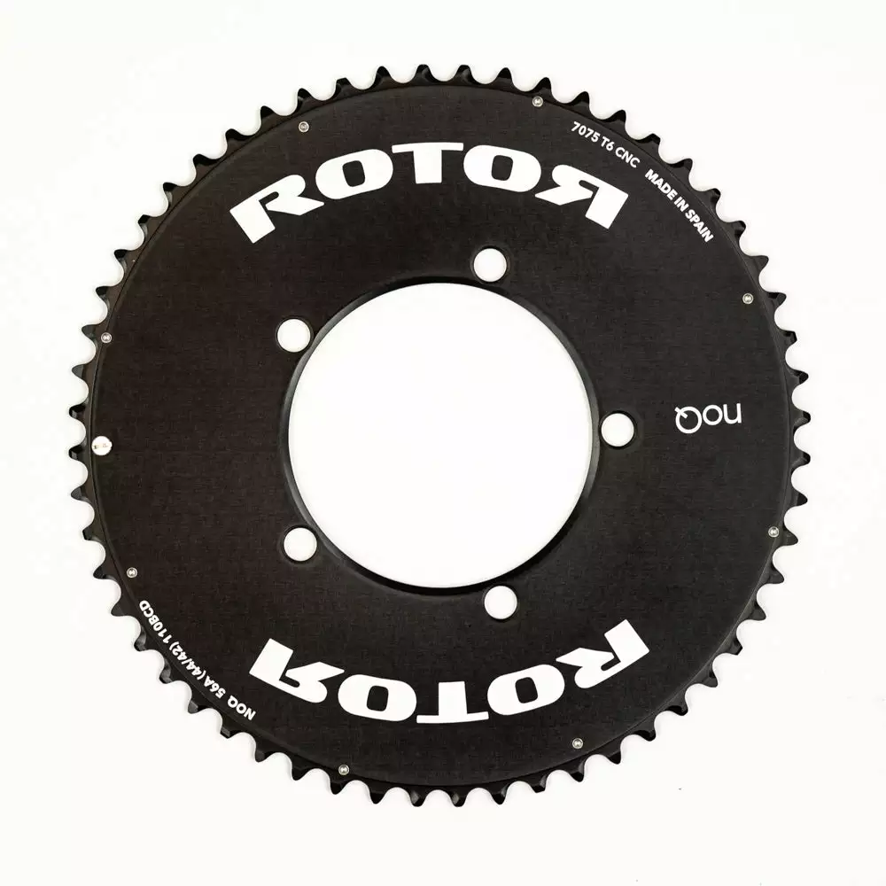 Rotor NoQ Outer Road Chainring - 110 BCD - 5 Bolt 6 Rotor NoQ Outer Road Chainring - 110 BCD - 5 Bolt - Billede 4