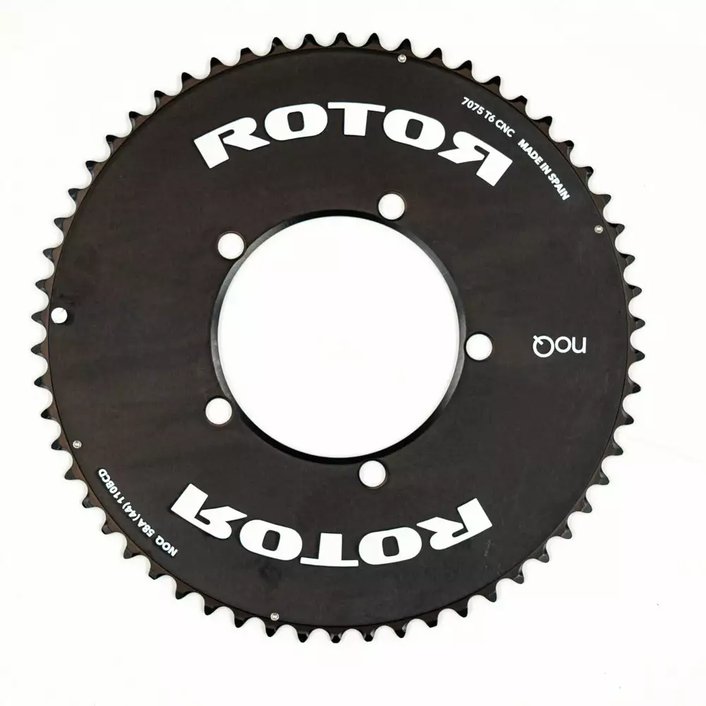 Rotor NoQ Outer Road Chainring - 110 BCD - 5 Bolt 7 Rotor NoQ Outer Road Chainring - 110 BCD - 5 Bolt - Billede 5