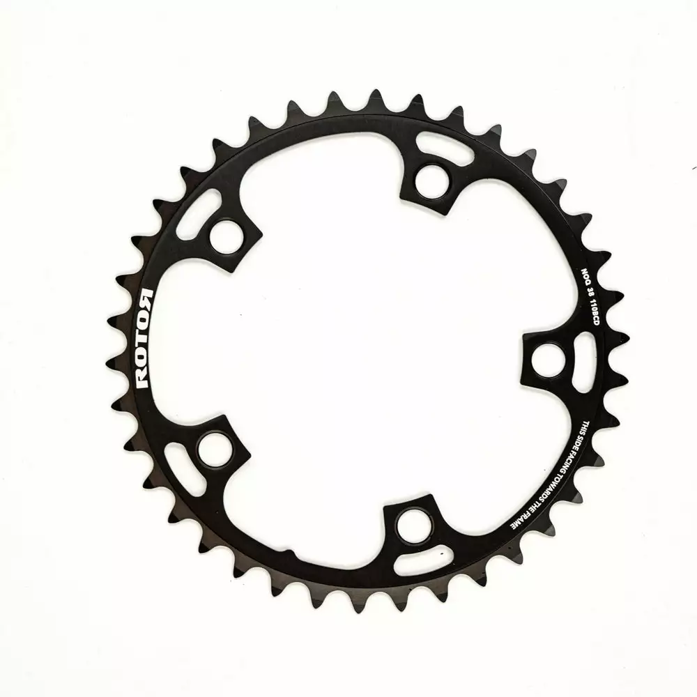Rotor NoQ Inner Road Chainring - 110 BCD - 5 Bolt #1 4 Rotor NoQ Inner Road Chainring - 110 BCD - 5 Bolt #1 - Billede 2