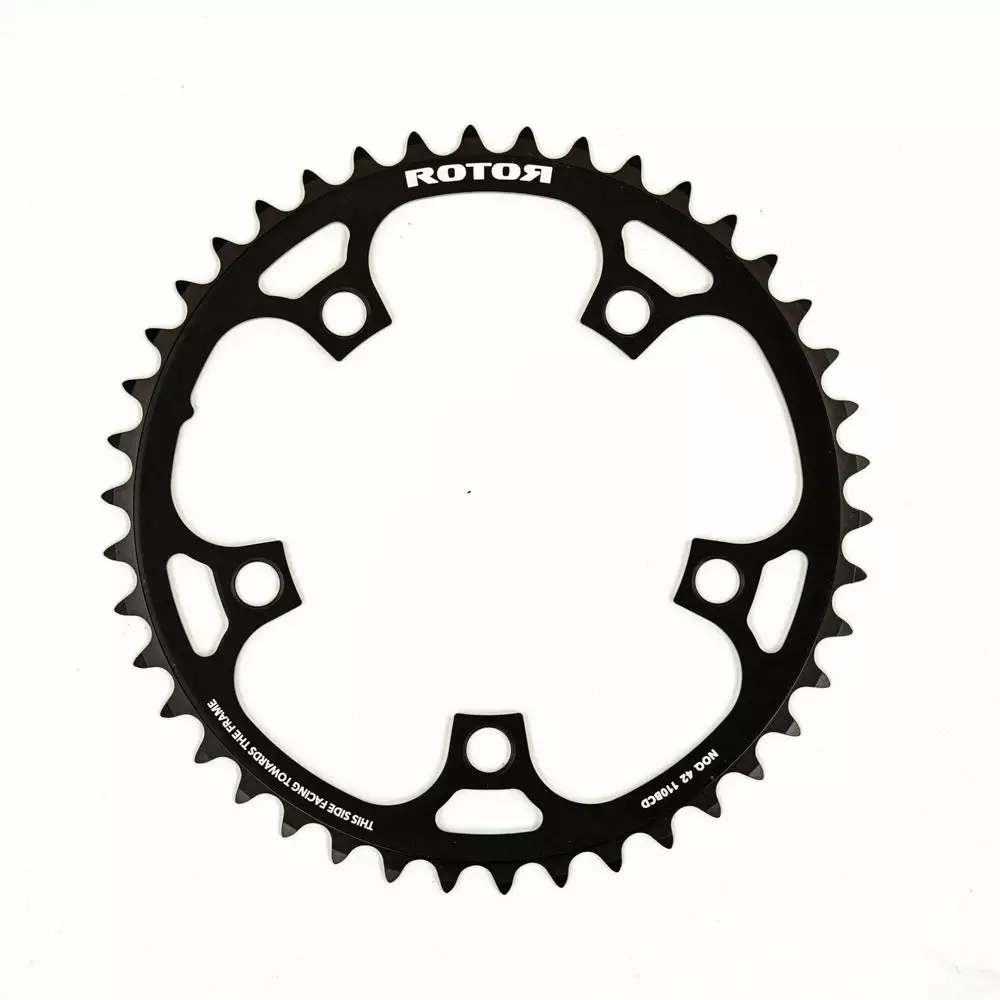 Rotor NoQ Inner Road Chainring - 110 BCD - 5 Bolt #1 5 Rotor NoQ Inner Road Chainring - 110 BCD - 5 Bolt #1 - Billede 3