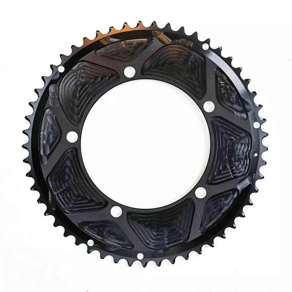 Rotor NoQ 53T Aero Outer Chainring - 130 Bcd - 5 Bolt 4 Rotor NoQ 53T Aero Outer Chainring - 130 Bcd - 5 Bolt - Billede 2