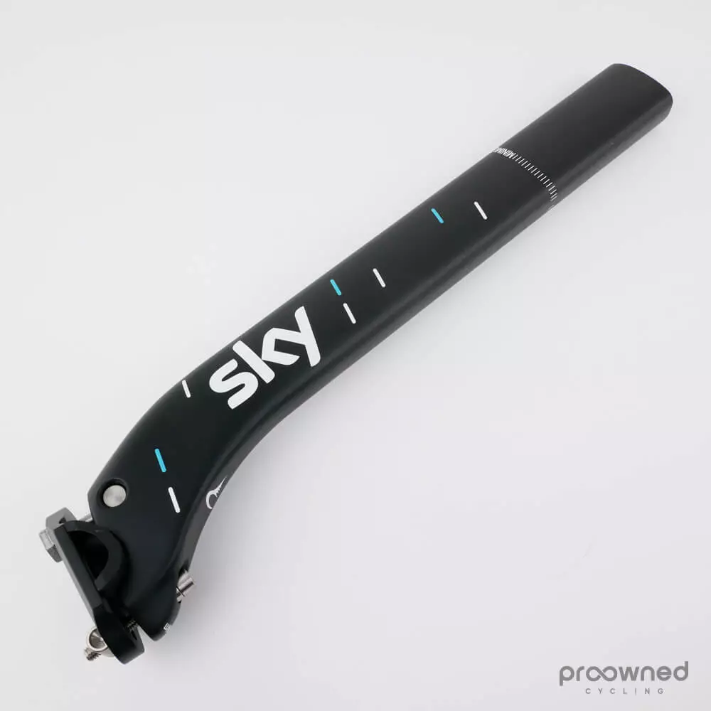 Pinarello Dogma Seatpost - F8/F10/F12 - 22mm Offset - Matte Black & Stripes 4 Pinarello Dogma Seatpost - F8/F10/F12 - 22mm Offset - Matte Black & Stripes - Billede 2