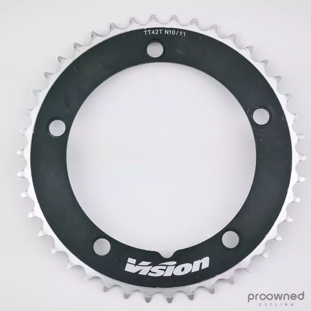 Vision TT Chainring 42T 130 Bcd 3 Vision TT Chainring 42T 130 Bcd