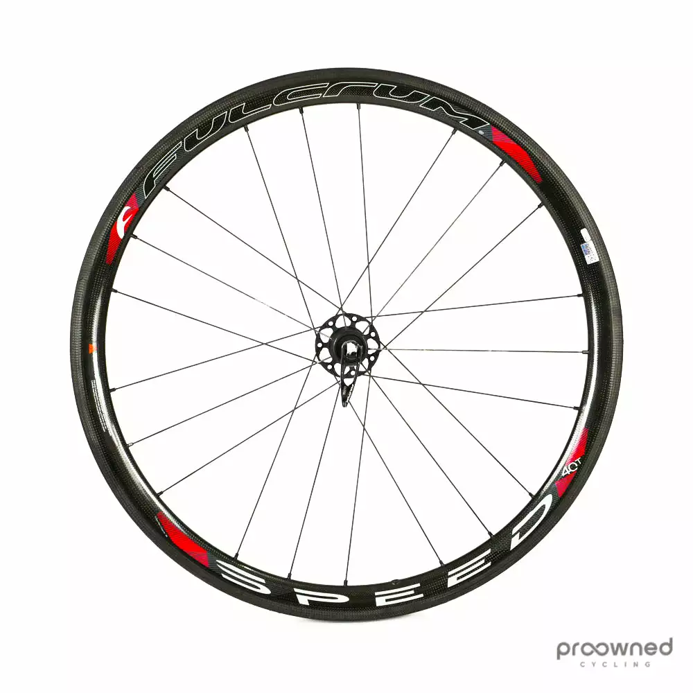 Fulcrum Speed 40T Tubular Rear Wheel - Black/Red 3 Fulcrum Speed 40T Tubular Rear Wheel - Black/Red