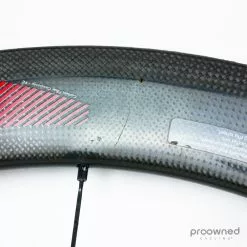 Fulcrum Speed 55T Tubular Wheelset - Black/Red -Pinarello Butik P1760096