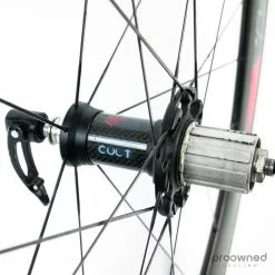 Fulcrum Speed 55T Tubular Wheelset - Black/Red -Pinarello Butik P1760106