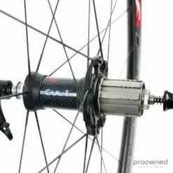 Fulcrum Speed 40T Tubular Rear Wheel - Black/Red 11 Fulcrum Speed 40T Tubular Rear Wheel - Black/Red -Pinarello Butik P1760182