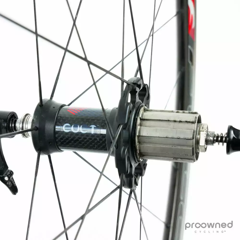 Fulcrum Speed 40T Tubular Rear Wheel - Black/Red 6 Fulcrum Speed 40T Tubular Rear Wheel - Black/Red - Billede 4