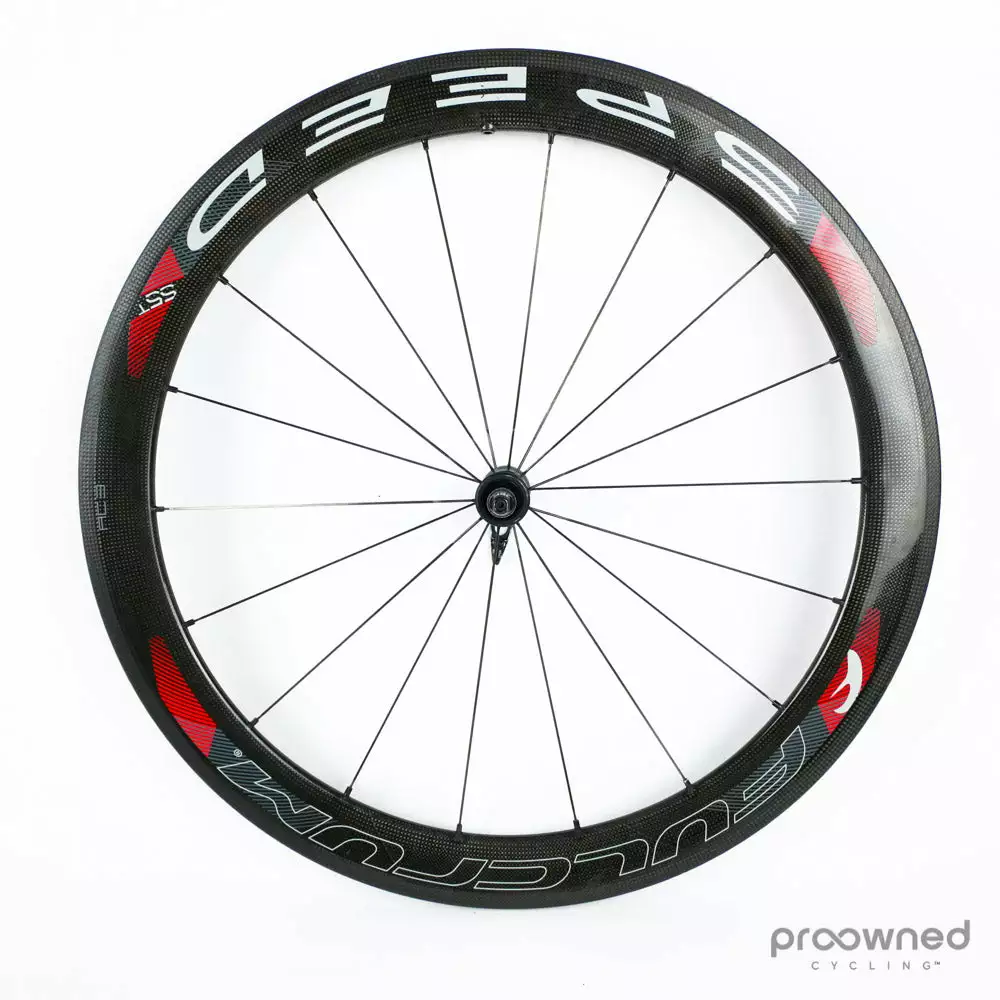 Fulcrum Speed 55T Tubular Front Wheel - Black/Red 3 Fulcrum Speed 55T Tubular Front Wheel - Black/Red