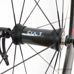 Fulcrum Speed 55T Tubular Front Wheel - Black/White -Pinarello Butik P1860407