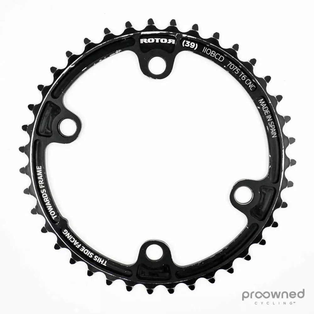 Rotor NoQ Inner Chainring - 39T 110 Bcd - 4 Bolt 3 Rotor NoQ Inner Chainring - 39T 110 Bcd - 4 Bolt