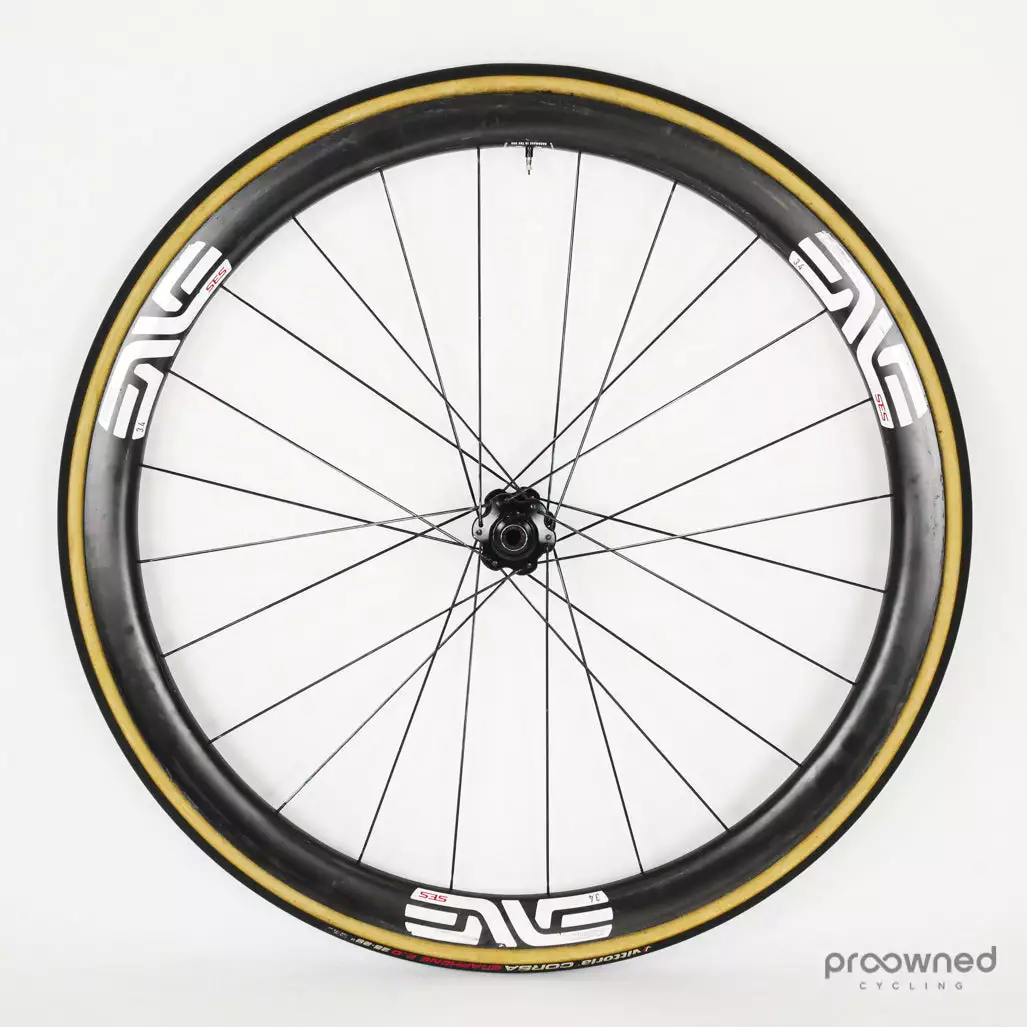 ENVE SES 3.4 Disc Tubular Carbon Front Wheel 4 ENVE SES 3.4 Disc Tubular Carbon Front Wheel - Billede 2