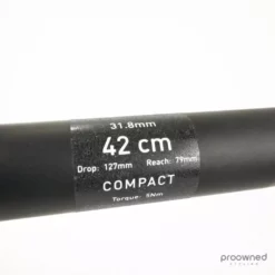 ENVE Compact Road Carbon Handlebar - 42cm - Black Logo -Pinarello Butik P1890174